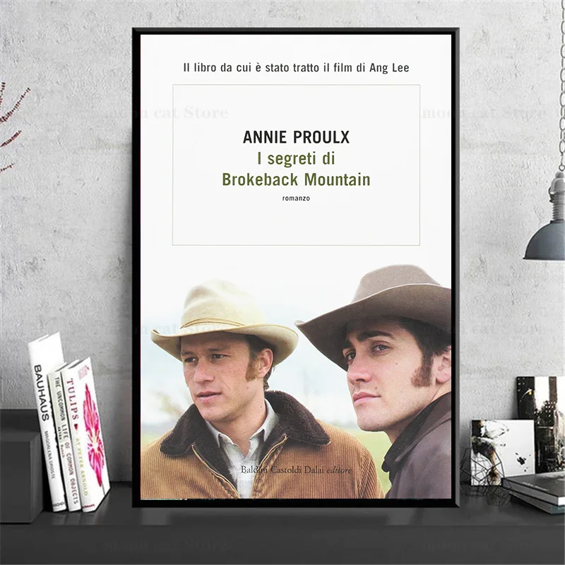 Classic Romantic Movie Brokeback Mountain Print Art Canvas Poster For Living Room Decor Home Wall Picture