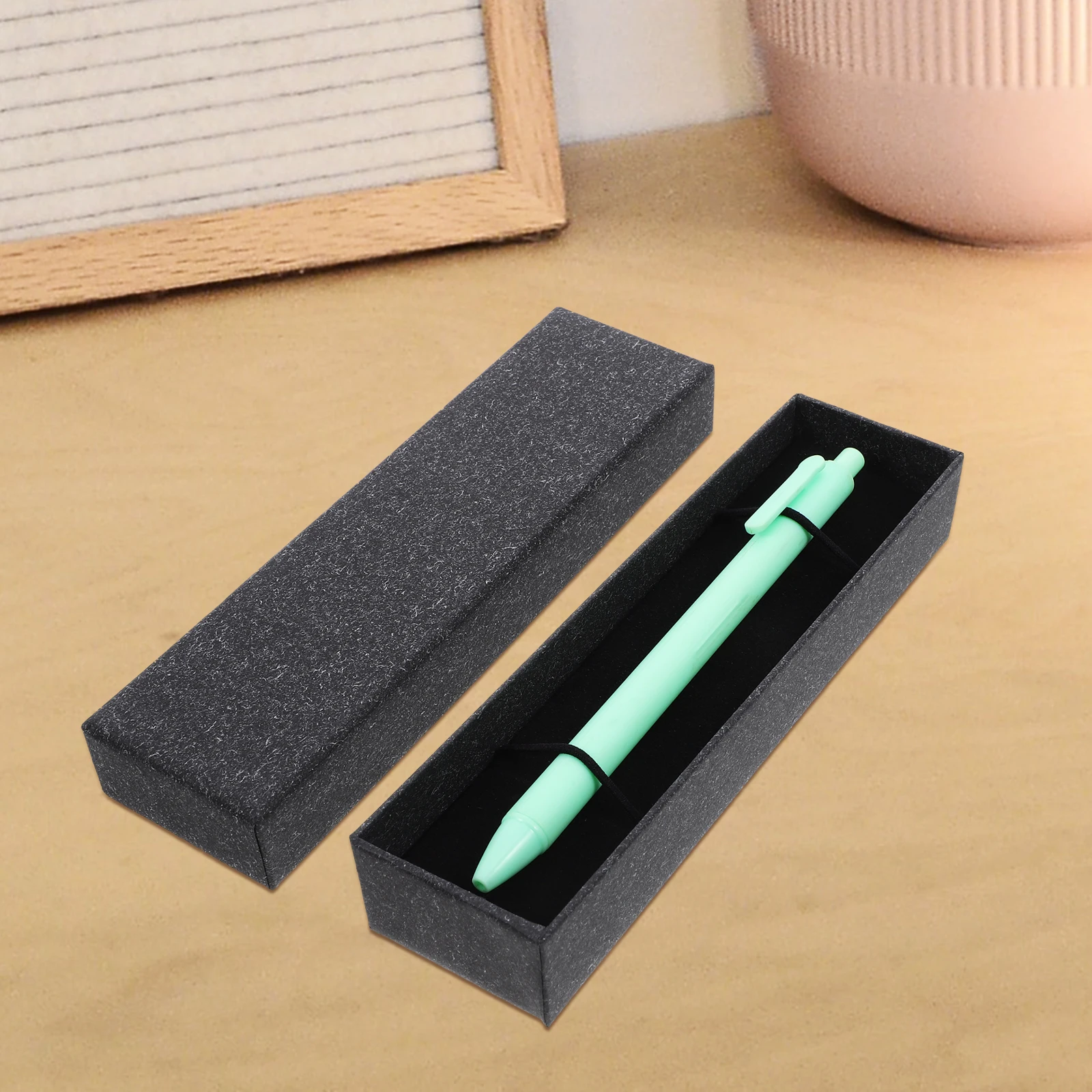 

5 Pcs Stationery Gift Box Empty Boxes Macaron Pen Packing Case Paper Cases Miss