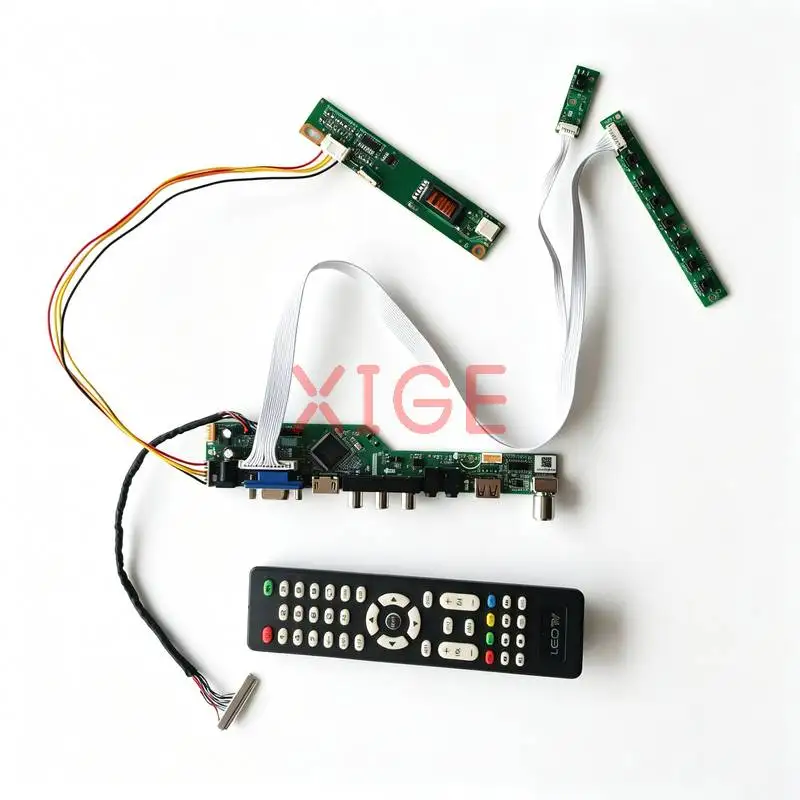 

Screen Drive Controller Board Fit QD15XL06 QD15XL09 QD15XL01 QD15XL04 1024*768 USB+AV+VGA+HDMI 30Pin LVDS 1024x768 1CCFL Kit DIY