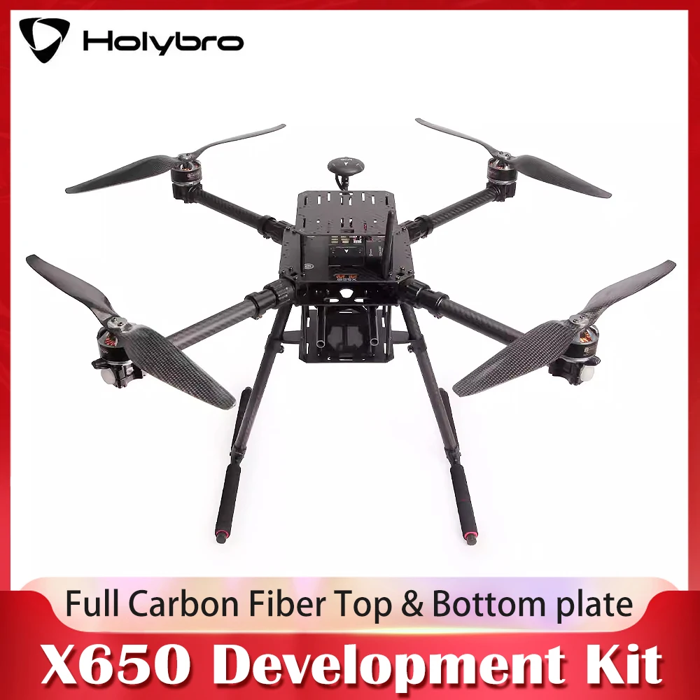 HolyBro X650 Kits Wheelbase 650mm Carbon Fiber ARF N4014 KV330 Motor Tekko32 F4 45A ESC Gemfan 1555 Propellers FPV Multirotor