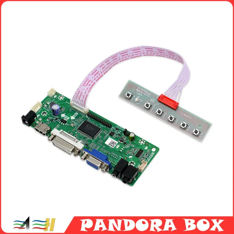 

Плата управления ЖК-экраном HDMI DVI VGA, подходит для 17-дюймового монитора 1280x1024 m170etn01.1 wyd170skd-01 cd170a54-01