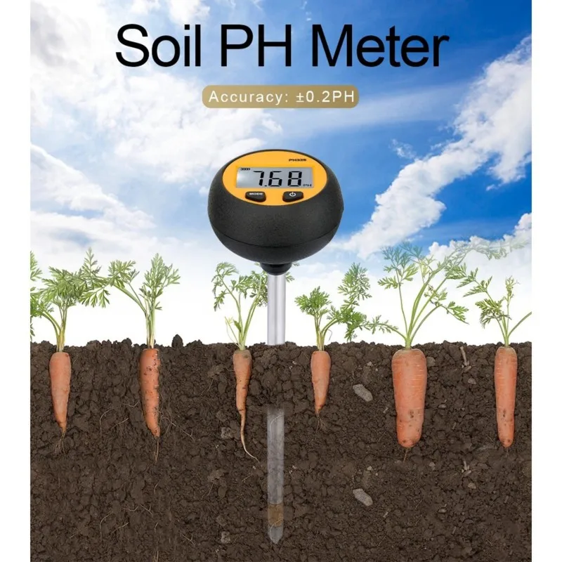 M11K-PH328 Soil PH Tester, Multifunctional Soil Tester, Soil Tester For Flowers And Plants,Soil Moisture Meter
