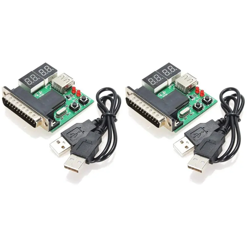 Superior-2X PC Diagnostic Card USB Post Card Motherboard Analyzer Tester For Notebook Laptop Computer Accessories