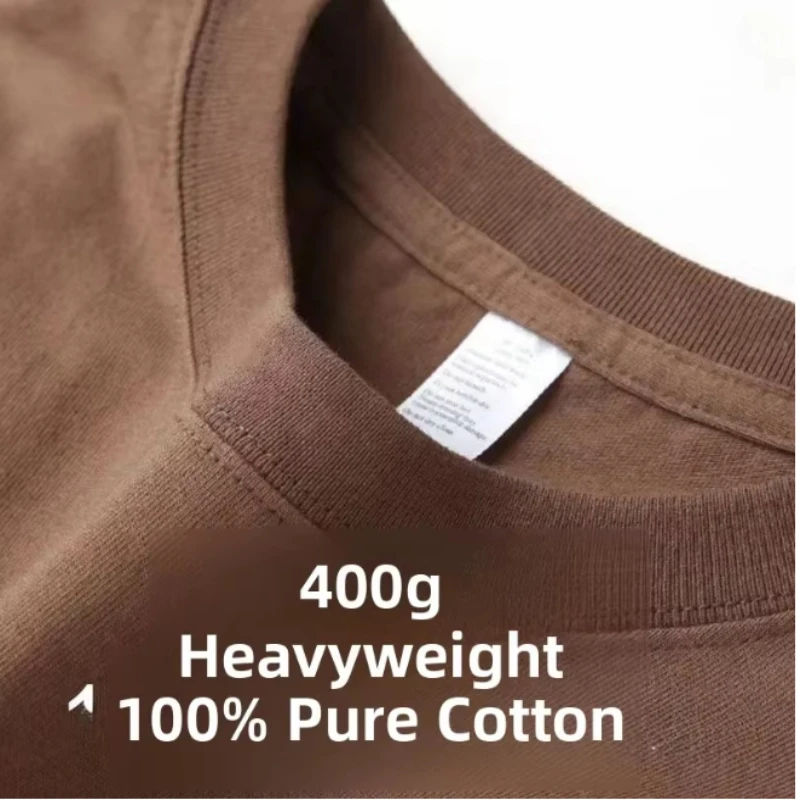 Neues Schwergewichts-T-Shirt aus Reiner Baumwolle mit Kurzen Ärmeln, Tianqing-Farbe, Sommer, Locker Geschnitten, Unisex, Basic, Komfortabel, Atmungsaktiv, Lässig