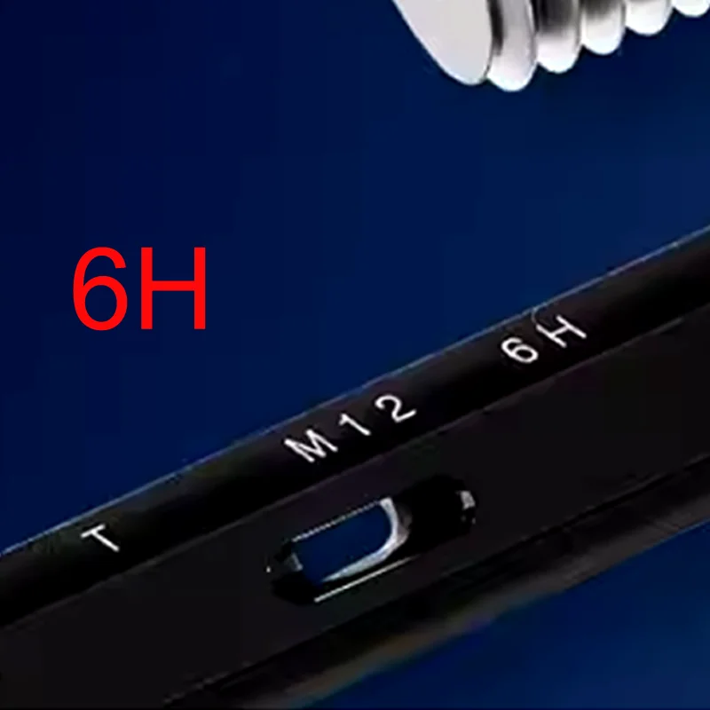 YRFL 1PCS Mer-cury Gage Metric Fine Thread Plug Gauge High Quality 6H M8 M9 M10 M11 M12 M14 M16 M20 - M60 Thread Distance 1.25