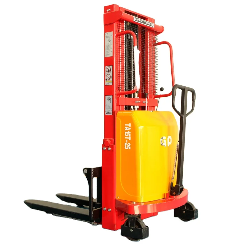 Self Lifting Semi Electric Stacker 2000Kg Load Capacity