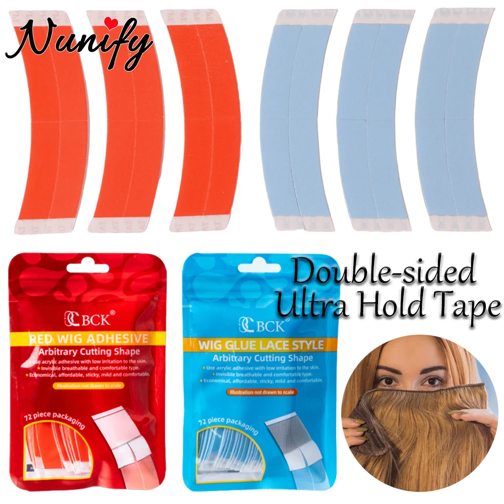 

36Pcs Double Sided Wig Tape Waterproof Lace Front Tape For Wigs Adhesive Tape Strong Hold Clear Wig Tape For Toupee Hairpiece