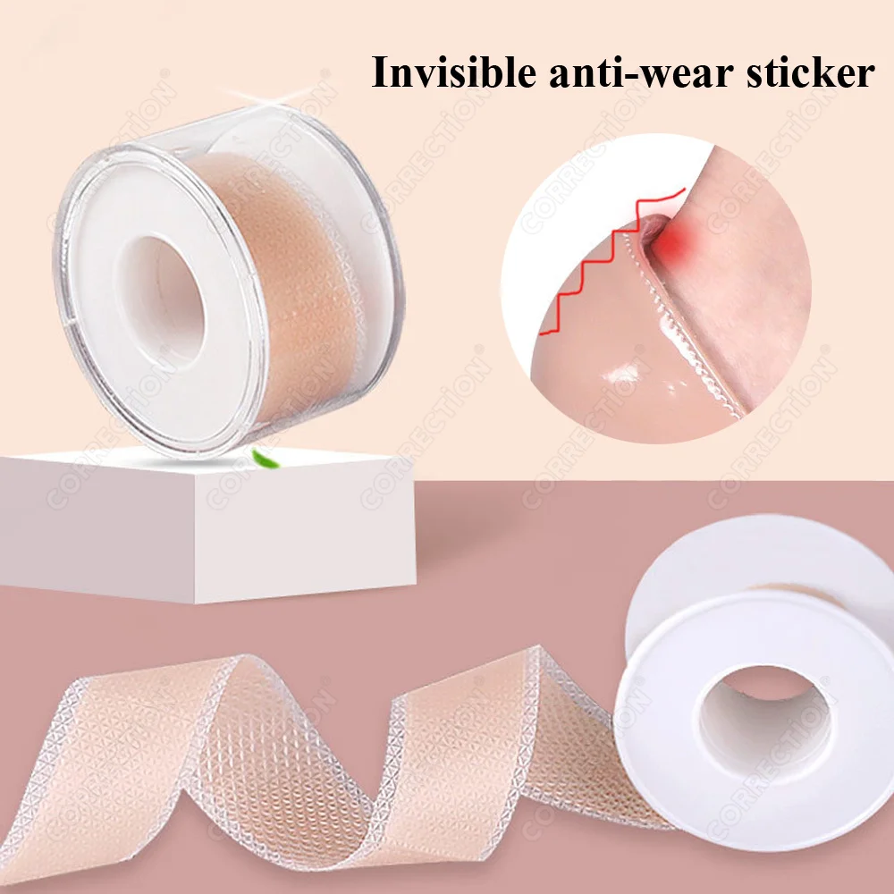 Silicone Gel Heel Insoles for Sport Running Shoes Adjust Size Heel Liner Grips Protector Sticker Pain Relief Patch Foot Care