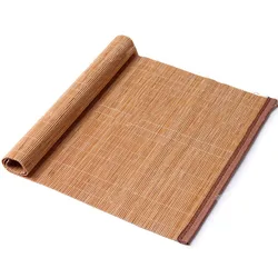 Natural Bamboo Tea Mat Hand-woven Tea Tray Bamboo Curtain Desktop Protective Mat Filter Supplies Chinese Teaware Accessories
