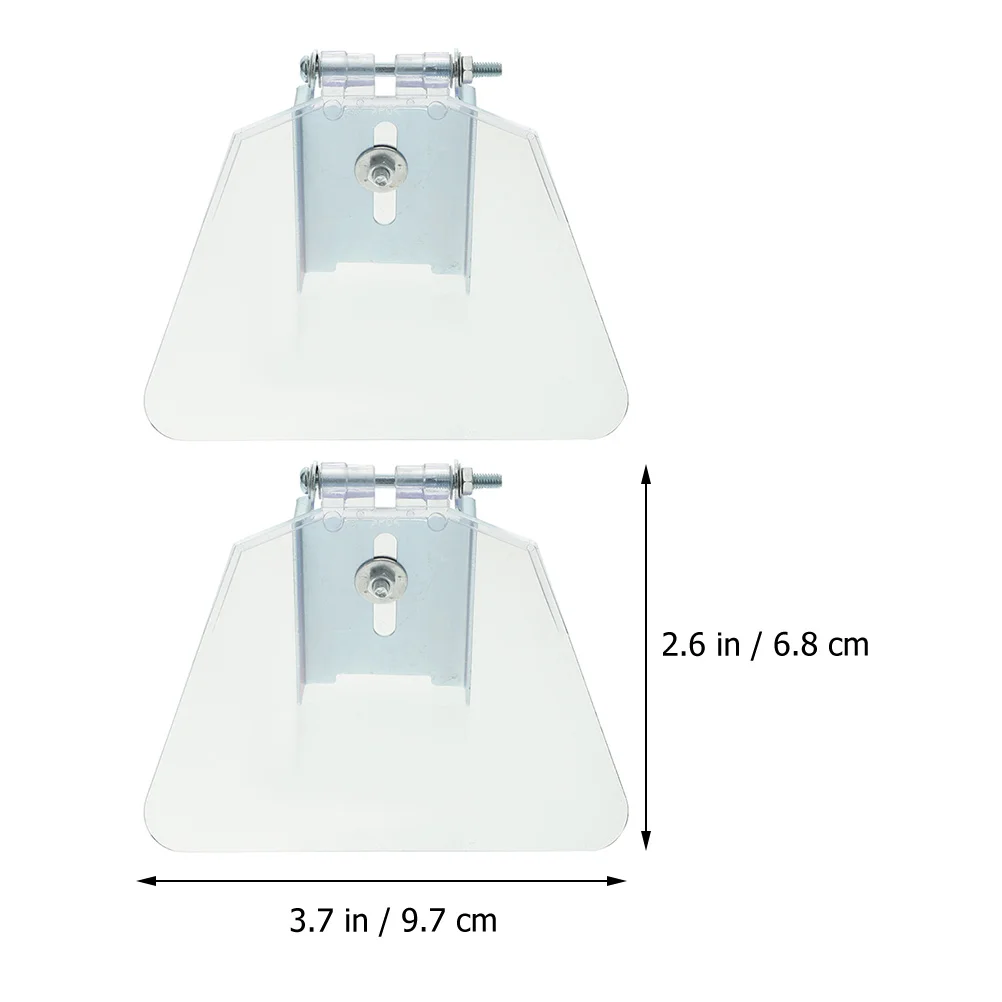 2-delige Grinder Guard Bril Bench Shield Asfalt Oog Roestvrijstalen bevestigingsaccessoires Veiligheid Werk