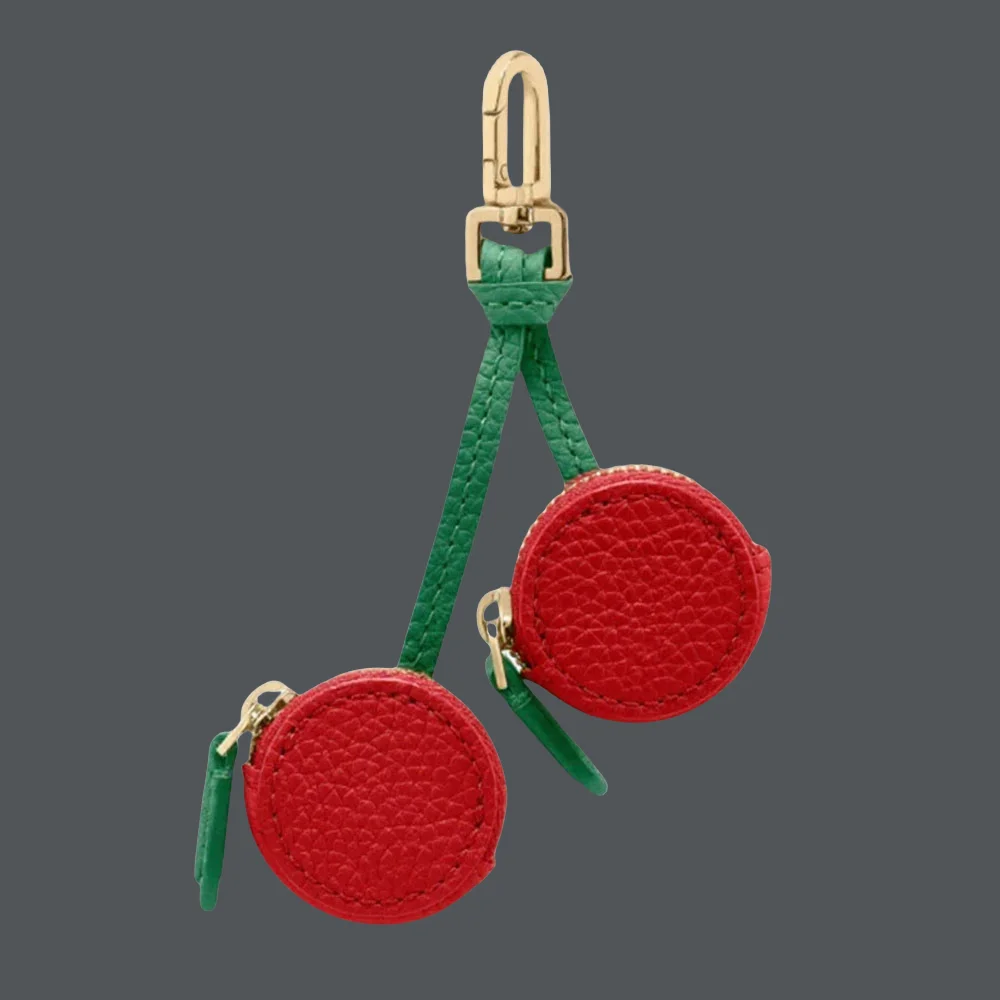 

Mini Coin Storage Bag Wallet Coin Purse Mini Pouch Bag Pendant Locator Pocket Key Chain Gift Sweet Cute Cherry Shape Keychain