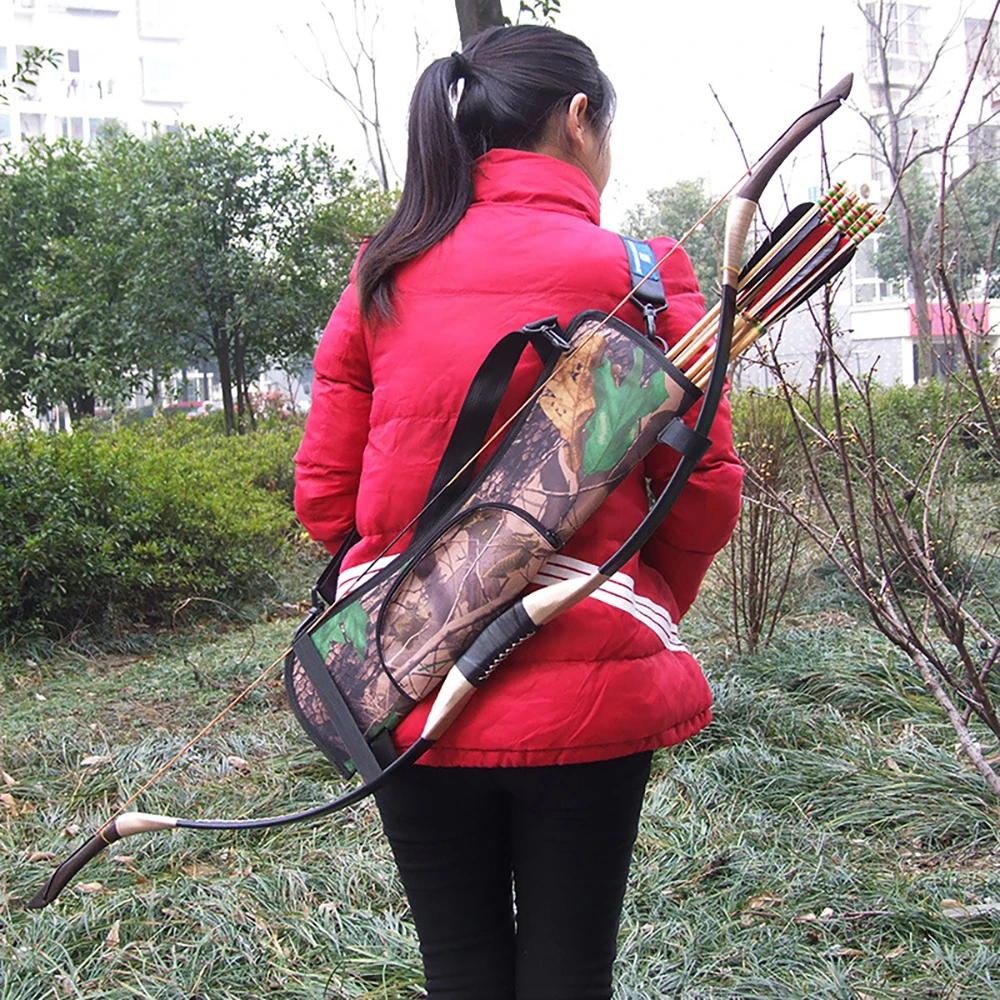 Bow and Arrow Bag Arrow Holder Archery Quiver  For Archery Hunting Shooting Carrying