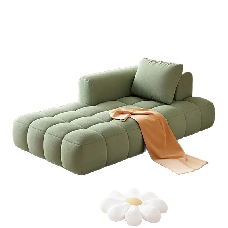 

French cream style, cat fleece sofa, recliner, living room, bedroom, balcony sofa