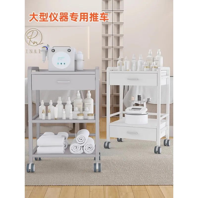 Beauty instrument trolley Beauty trolley Large custom SPA cart Skin management Medical tool cart