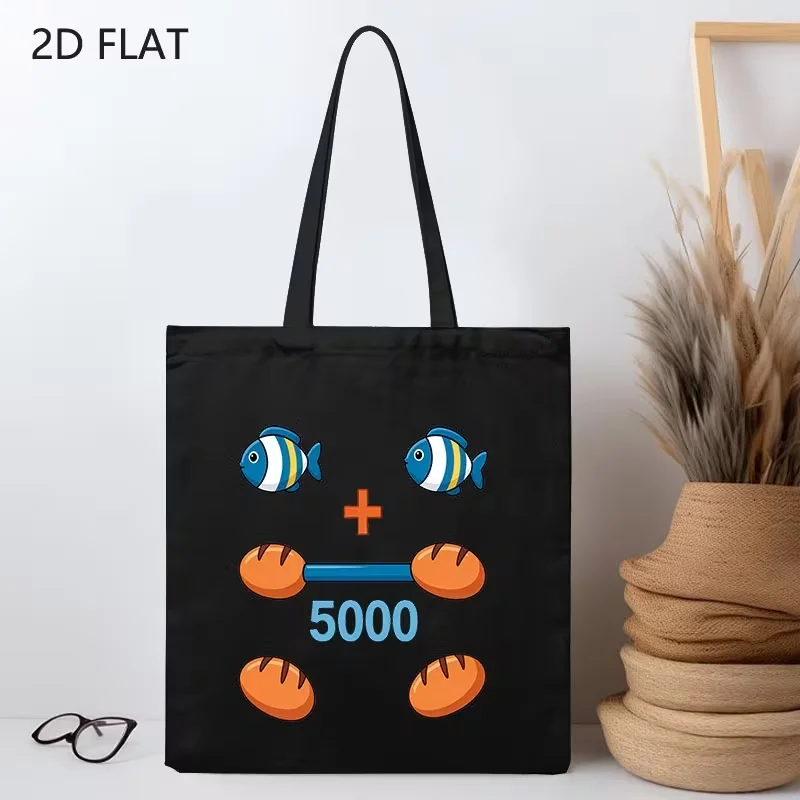 Watercolor Bearded Dragon Cactus Floral Print Canvas Tote Bag Reptile Lover Reusable Shoulder Bag For Daily