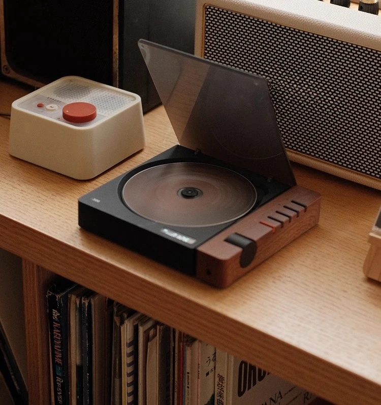 Lecteur CD fièvre rétro, écouteurs Bluetooth de haute qualité, cadeau d'anniversaire portable