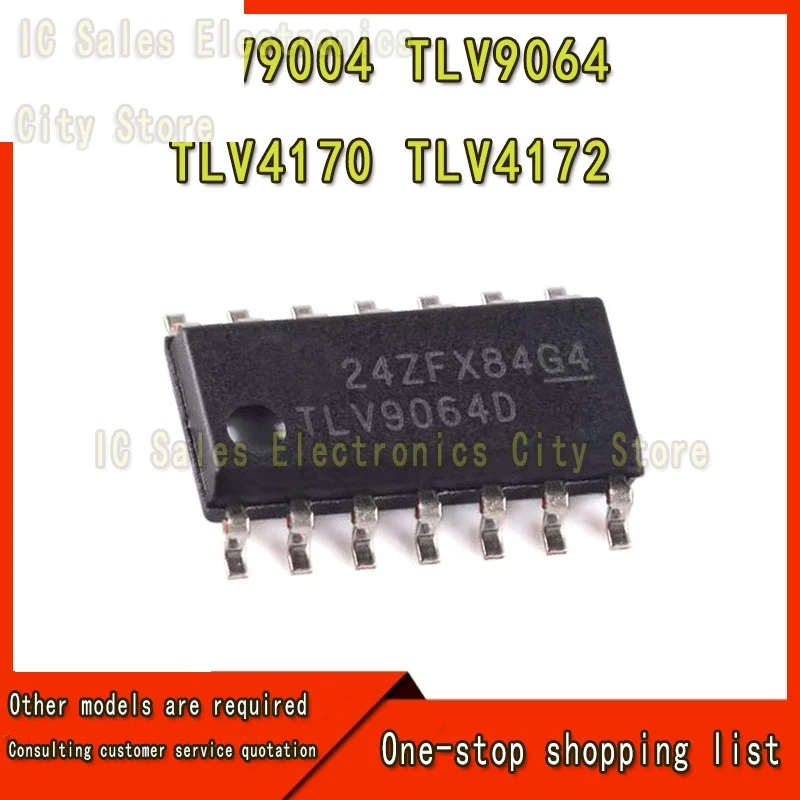 TLV9004 TLV9064 TLV4170 TLV4172 IDR IPWR IRTER amplifier chip