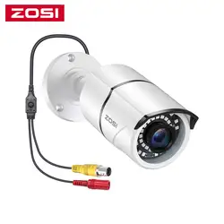 ZOSI – caméra de Surveillance Full HD 2mp 1080P, 4 en 1, appareil de sécurité CCTV à infrarouge forte, TVI/CVI/AHD/CVBS, pour l'extérieur et l'intérieur, 2mp