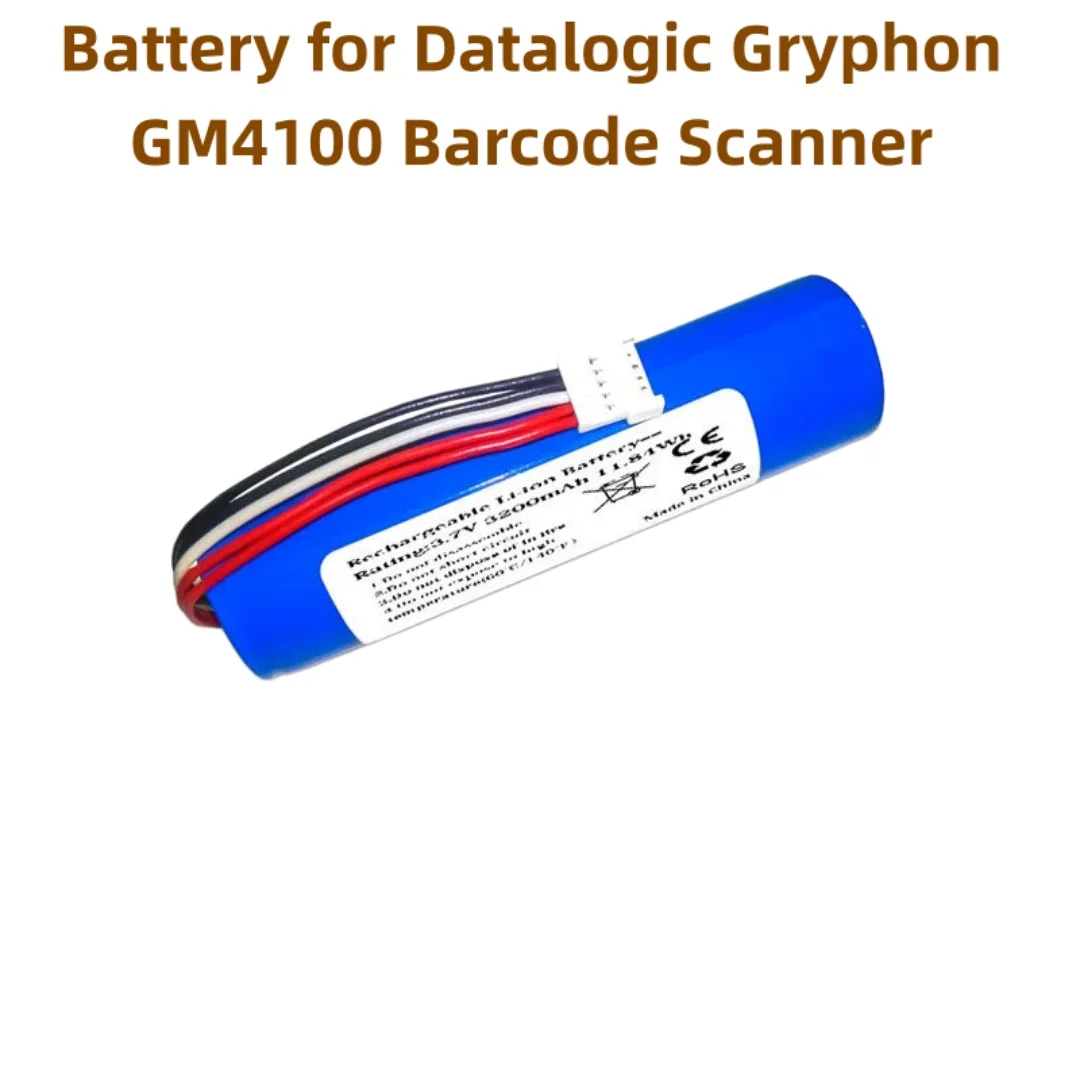 3.7V  Li-ion Battery RBP-4000 128000894 for Datalogic GM4100 Barcode Scanner