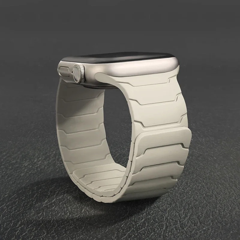 Magnetarmband für Apple Watch Band Ultra 2 3 49 mm 44 mm 40 mm 41 mm 46 mm 42 mm 45 mm 38 Silikonarmband IWatch Serie 11 9 8 SE 10
