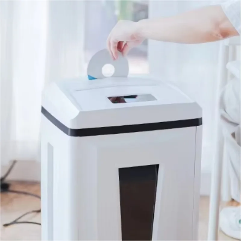 

unique Heavy duty industrial paper shredder Manual cut into small cubes 1x6mm for Shredding Card for Bank Office Use With 23L tr