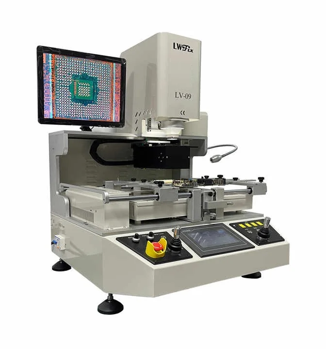 نظام رؤية بصرية عالي الأداء 4000 وات 220 فولت LV-09 محطة إعادة عمل BGA التلقائية مع محاذاة في محطة لحام BGA بالأشعة تحت الحمراء #3