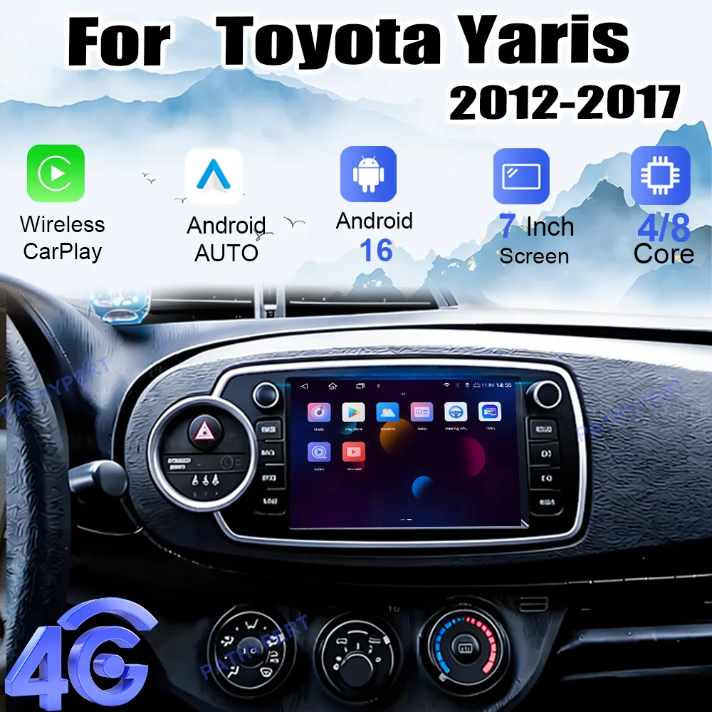 Android 16 Car Radio Carplay 7