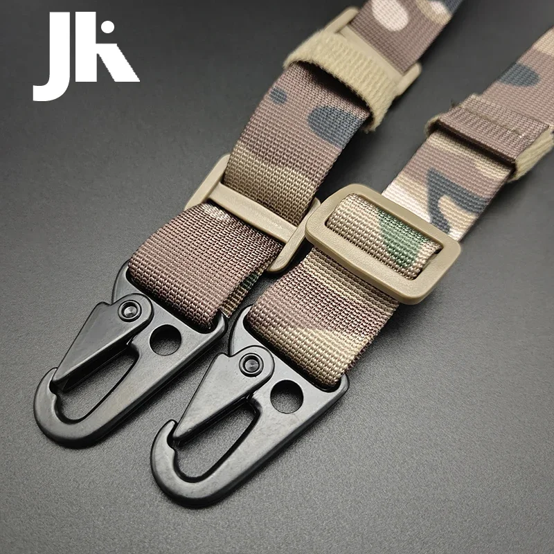 Tactical Rifle Sling Removable Modular 2  Point / 1 Point Sling Padded Combat Shooting Gun Sling Hunting Strap Accessories