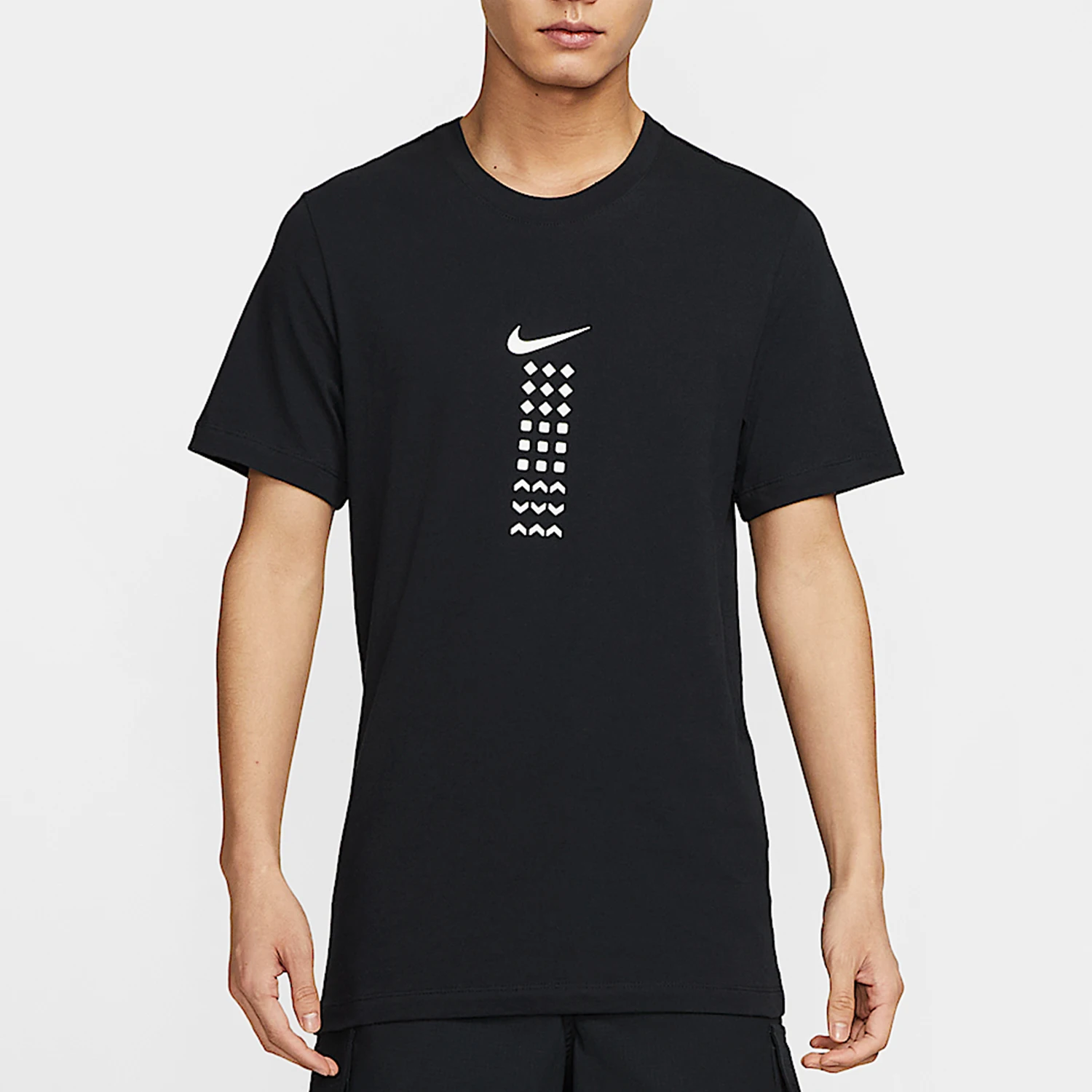 Nike genuine Sportswear Mens Knit Breathable Wearable Short Sleeve HQ9247-010