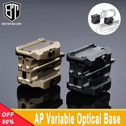 Tactical AP Base in metallo ottico variabile regolabile in altezza per Micro lente d'ingrandimento con puntamento 20mm accessori per la caccia su rotaia Picatinny