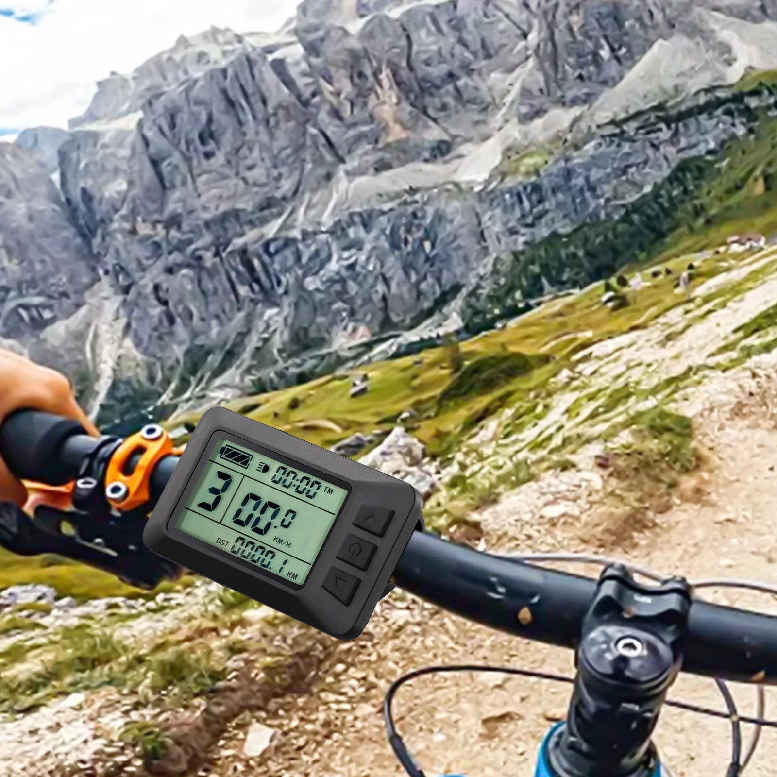 KT-LCD7 Screen E-bike Display Lightweight Design Outdoor Cycling Performance Reliable Connectivity Lightweight Cycling Accessory