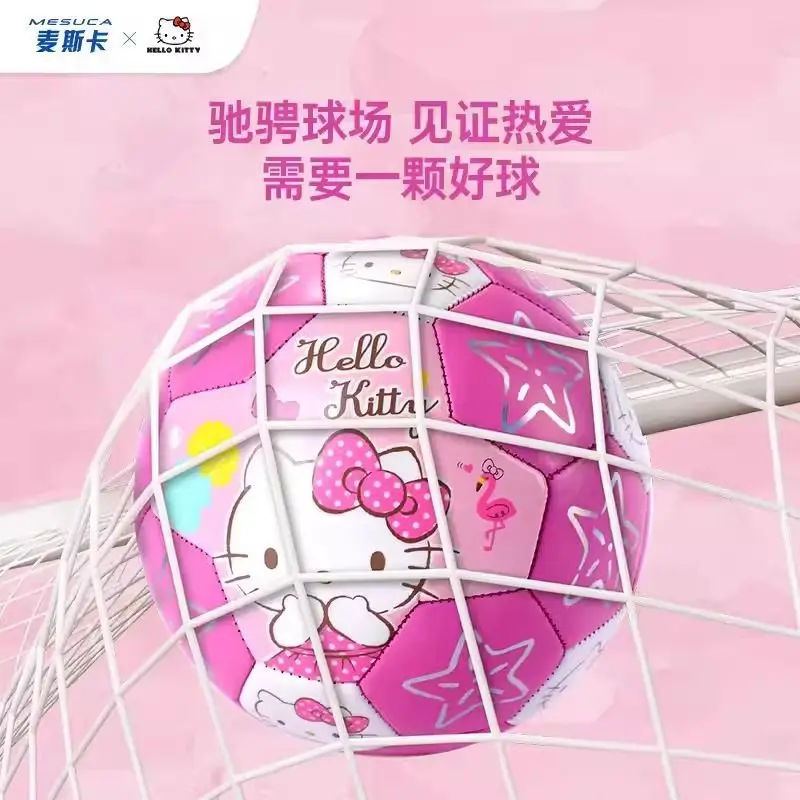 سانريو مرحبا كيتي الكرتون لطيف طالب الكرة الإبداعية Kawaii للجنسين حجم 3 حجم 4 لعبة كرة القدم أنيمي البضائع هدية بالجملة