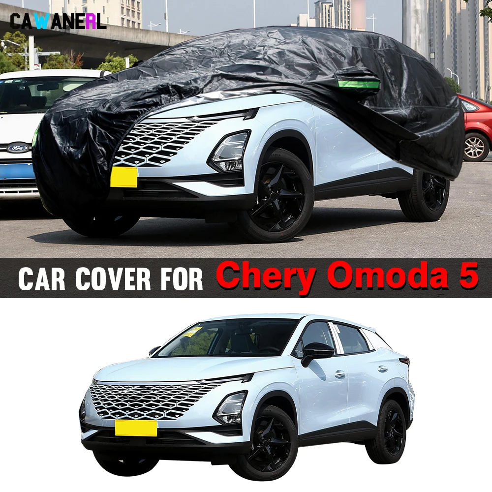 

Полный автомобильный чехол для Chery Fownix FX Omoda C5 E5 5 2021-2026, водонепроницаемый внедорожник, солнце, дождь, снег, устойчивый к царапинам чехол