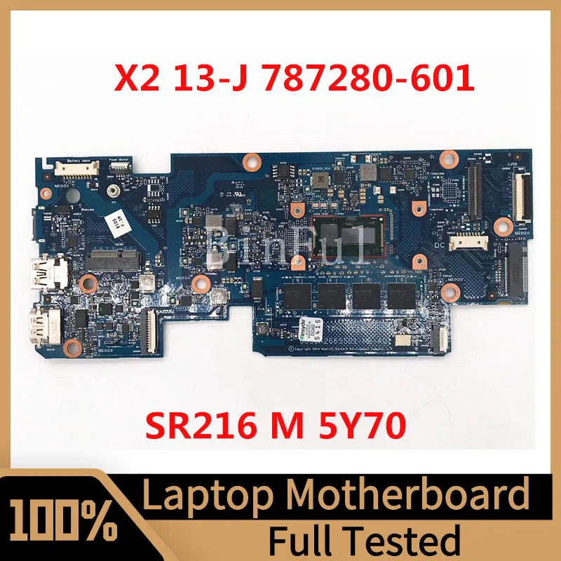 787280-601 792042-501 Mainboard For HP ENVY X2 13-J Laptop Motherboard 6050A2665501-MB-A01 With SR216 M 5Y70 CPU 100%Full Tested