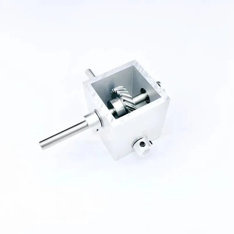 

Micro Right Angle Gear Box 1:2 Turbine Worm Gear Transmission Gearbox 90-Degree Angle Reducer 6MM Output Shaft Corner Device