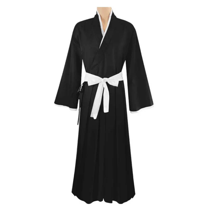 Anime Bleach Abarai Renji Cosplay Costumes Mens Japanese Kimono Set Thousand-Year Blood War Vice Captain of Team Six Uniform