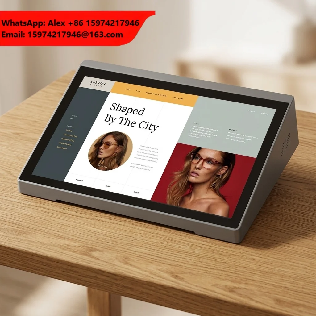 New 8inch Desktop Android Tablet Pc Touch Screen Rockchip Quad Core POE NFC Wi-Fi 4G Businessn Office Restaurant Other Pos Kiosk
