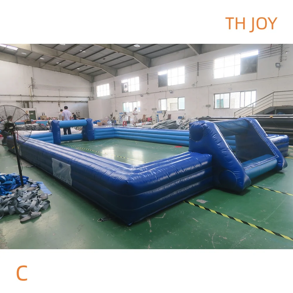 Champ de football gonflable terrain de football terrain de sport Arena terrain de football gonflable commercial en PVC