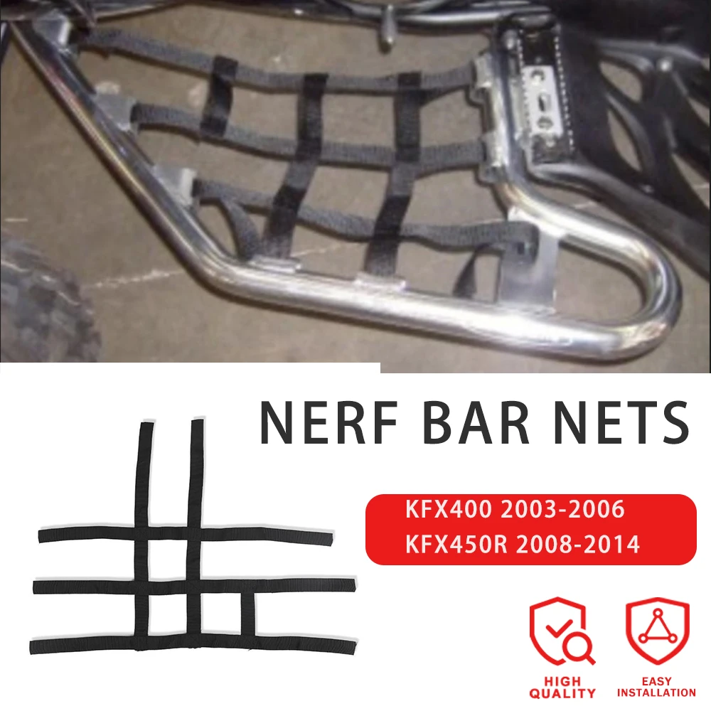 

Для Suzuki LTZ400 Polaris Predator 500 Kawasaki KFX400 KFX450R Nerf, Бальные сетки, водонепроницаемый нейлоновый набор инструментов для ATV для Pred Для Polaris