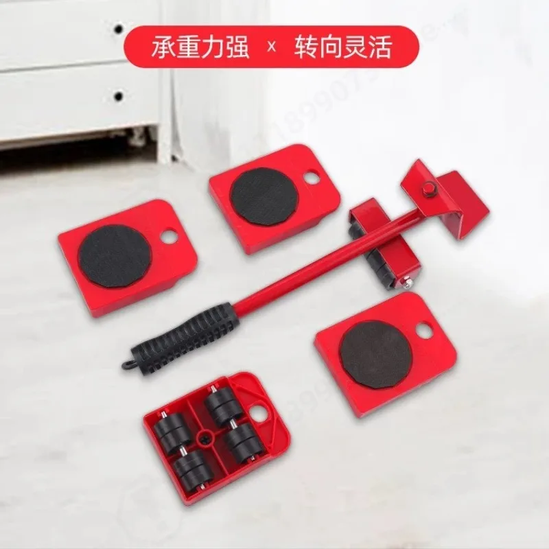 Universal Furniture Mover Set Heavy Duty Lifter Roller Dolly Labor Saving Moving Tool For Sofa Bed Fridge Home Relocation