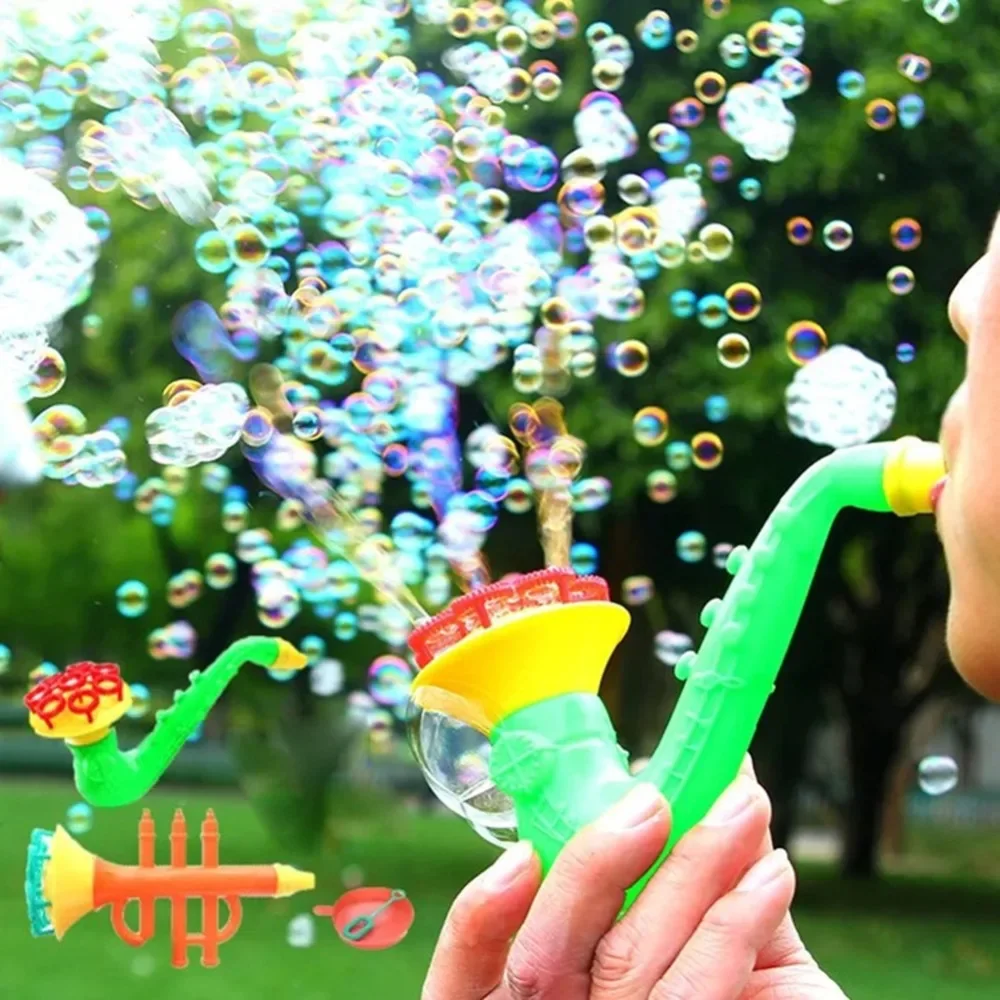 Children Water Blowing Toys Bubble Soap Bubble Blower Outdoor Kids Child Funny Educational Outdoor Toy Kids Gifts Dropship