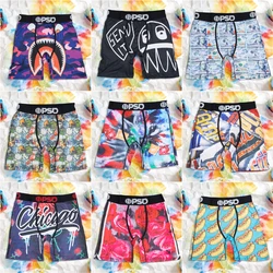 Sexy Men Underwear Boxers Printed Man Boxershorts Summer Breathable Men's Panties Lingerie Plus Size Men Boxer Briefs Underpants