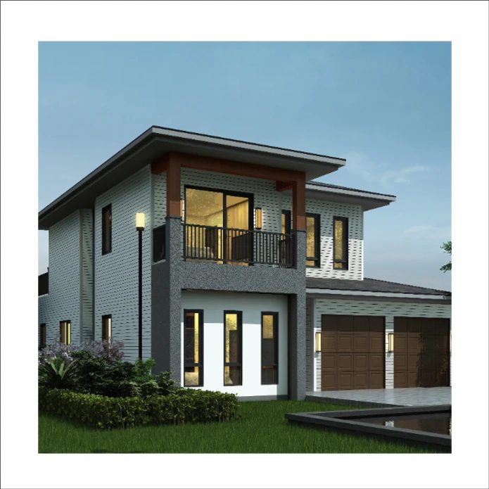 Modern Design Light Steel Structure Prefab Modular Villas Quick Build Mobile Prefabricated Houses for Living