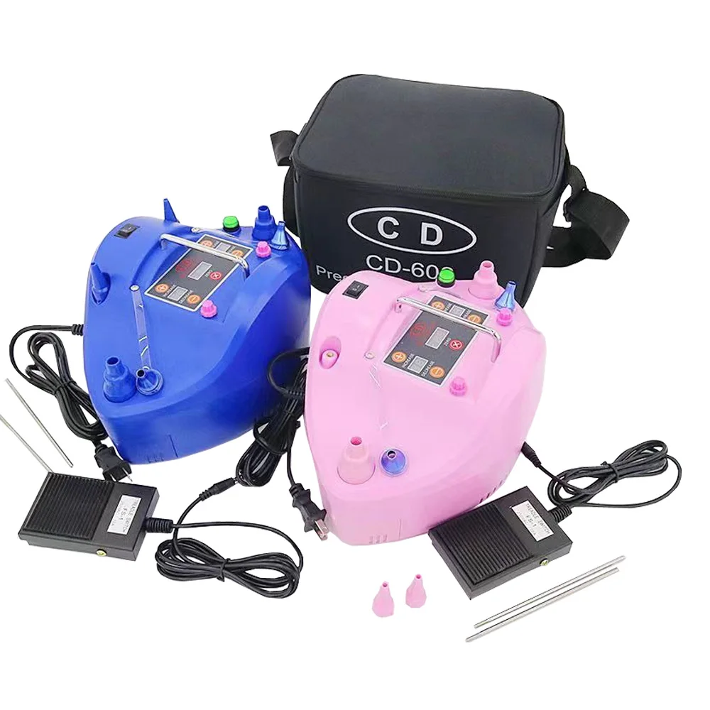 

Электрический насос для надувания шаров розового и синего цвета, для дня рождения, свадьбы, двухслойный, для вечеринок