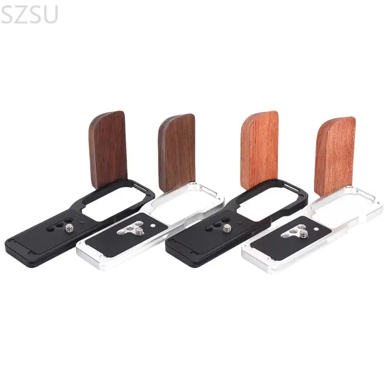 SZSU Camera Hand Grip Quick Mount Plate with Grip For ZR Cameras Metal Build Quick Mount