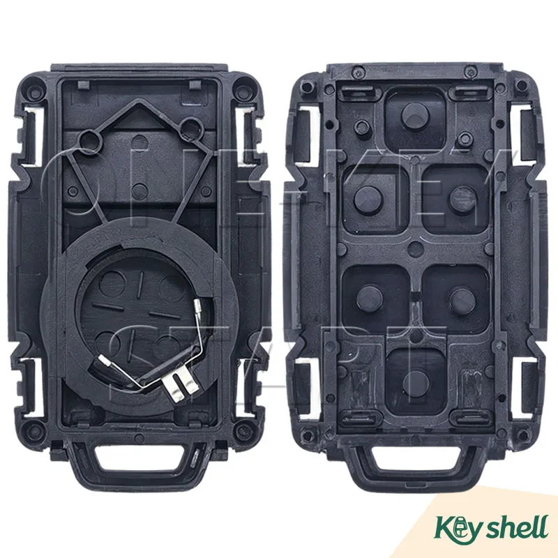 For Chevrolet Tahoe Suburban Sierra Silverado For GMC Yukon XL Terrain 4Buttons Remote Car Key Shell Replacement【ONE-KEY START】