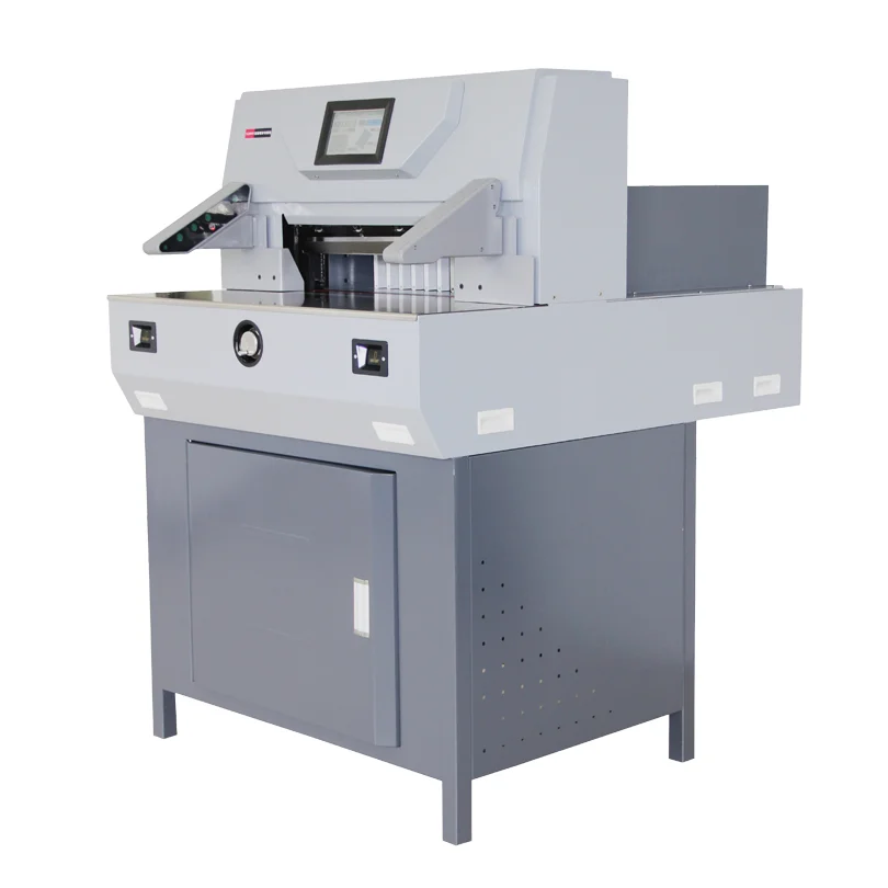 Cutting Machine Electric Guillotine 520V8 Paper CutterTouch Display Control 520mm Automatic Programming Paper