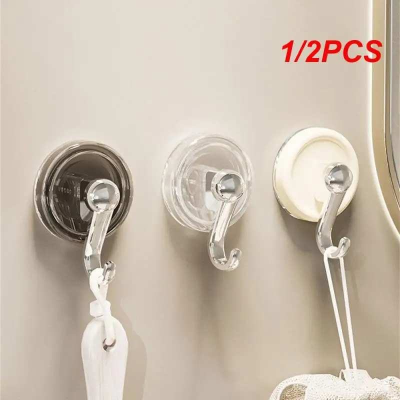 1/2PCS Suction Cup Hook Strong Suction Power Convenient And Practical Damage Free Suspension Simple And Flexible Installation