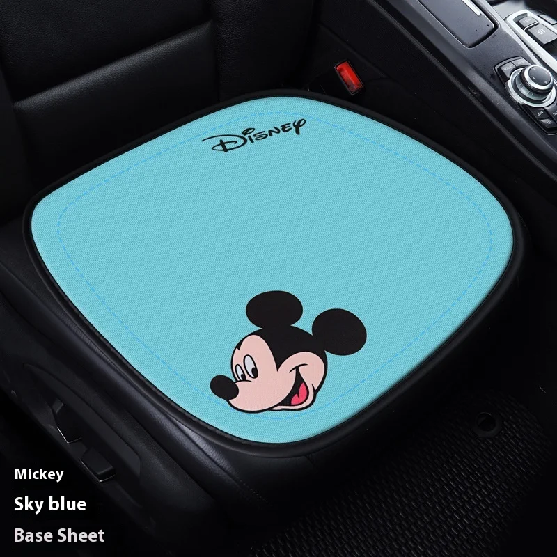 Cute Disney Mickey Minnie Car Interior Seat Cushion All-season Anti-slip Car Accessories Ladies Seat Cover Car Cushion Gift