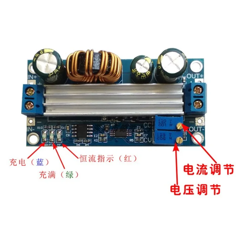 ZK-SJV-4 Auto Buck Boost Power Module,30W CC CV Adjustable 5.5-30V Input for Solar Charging